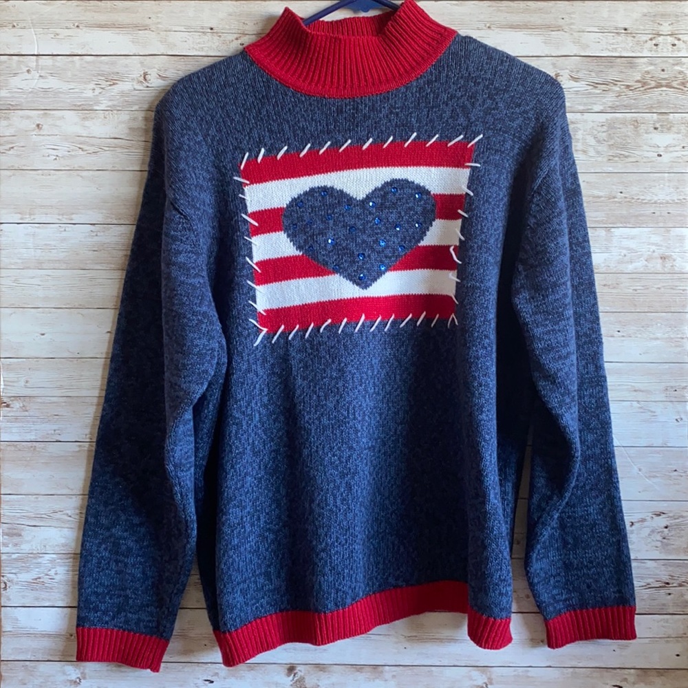 Vintage Shaver lake sweater♥️🤍💙